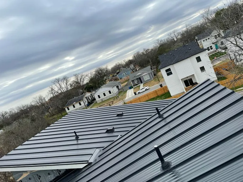 Standing seam metal roof panels with vents for Skylight Repair in Chandler